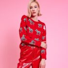red zebra jumper